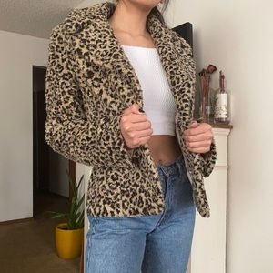 Couture leopard jacket